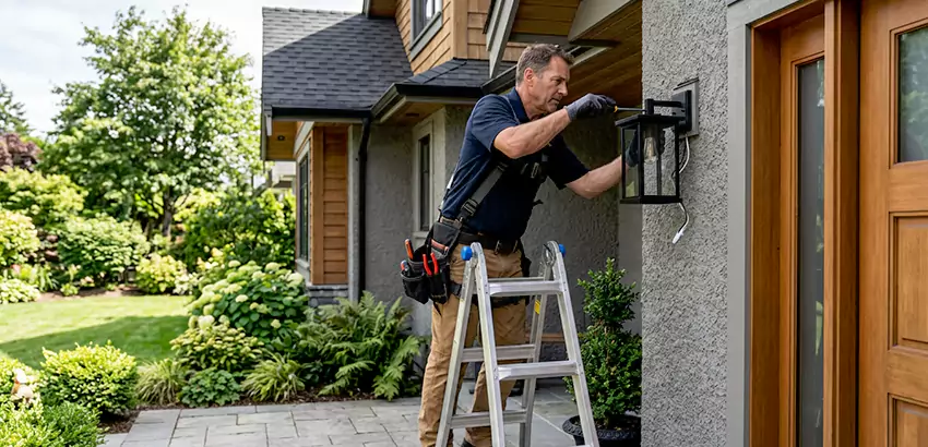 Outdoor and Exterior Light Fixture Installation in Fitchburg