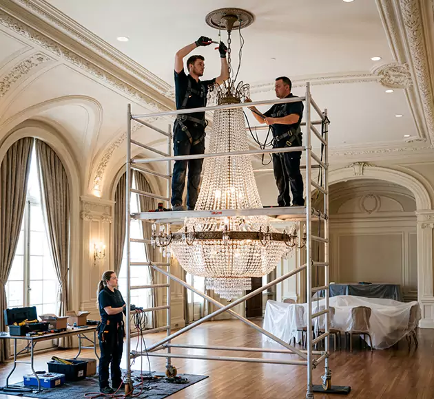 Professional Chandelier Installation: Your Local Fixture Team in Fitchburg, MA