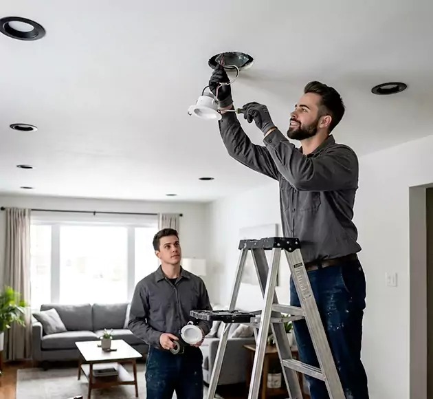 Professional Recessed Lighting Installation: Your Local Lighting Team in Fitchburg, MA